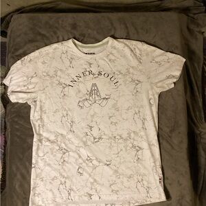 Triple Five Soul White Marble Graphic Tee